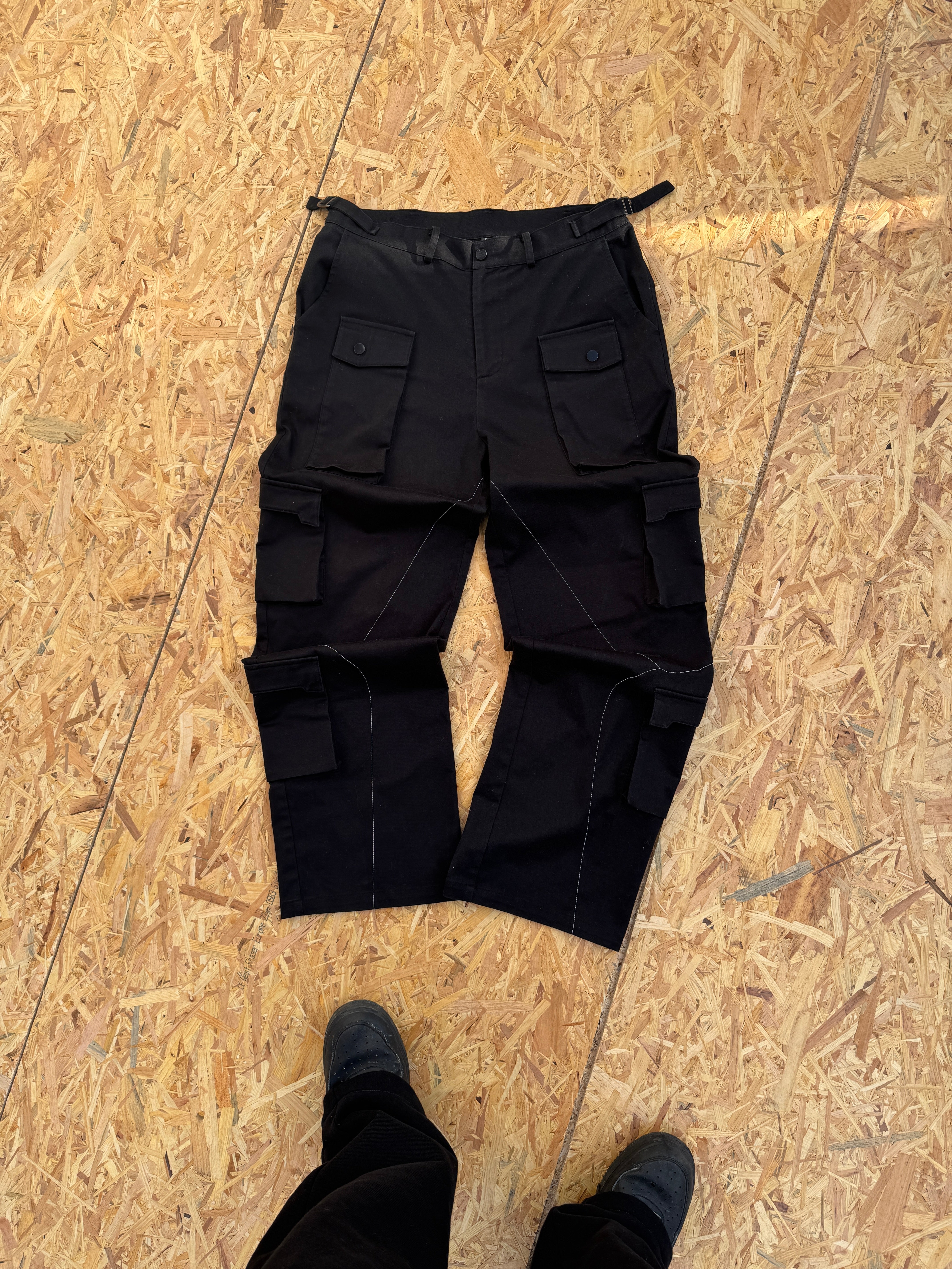 Black six pocket Cargo