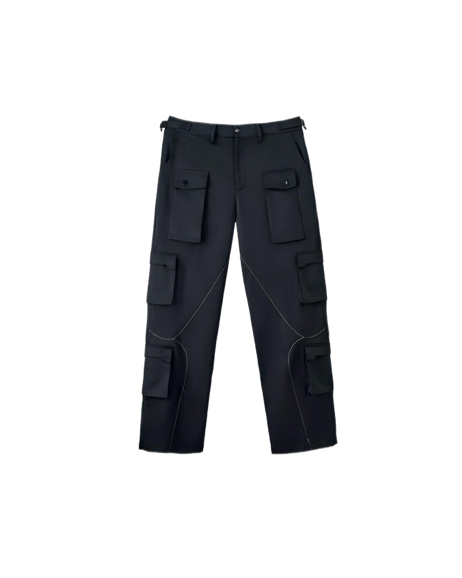 Black six pocket Cargo