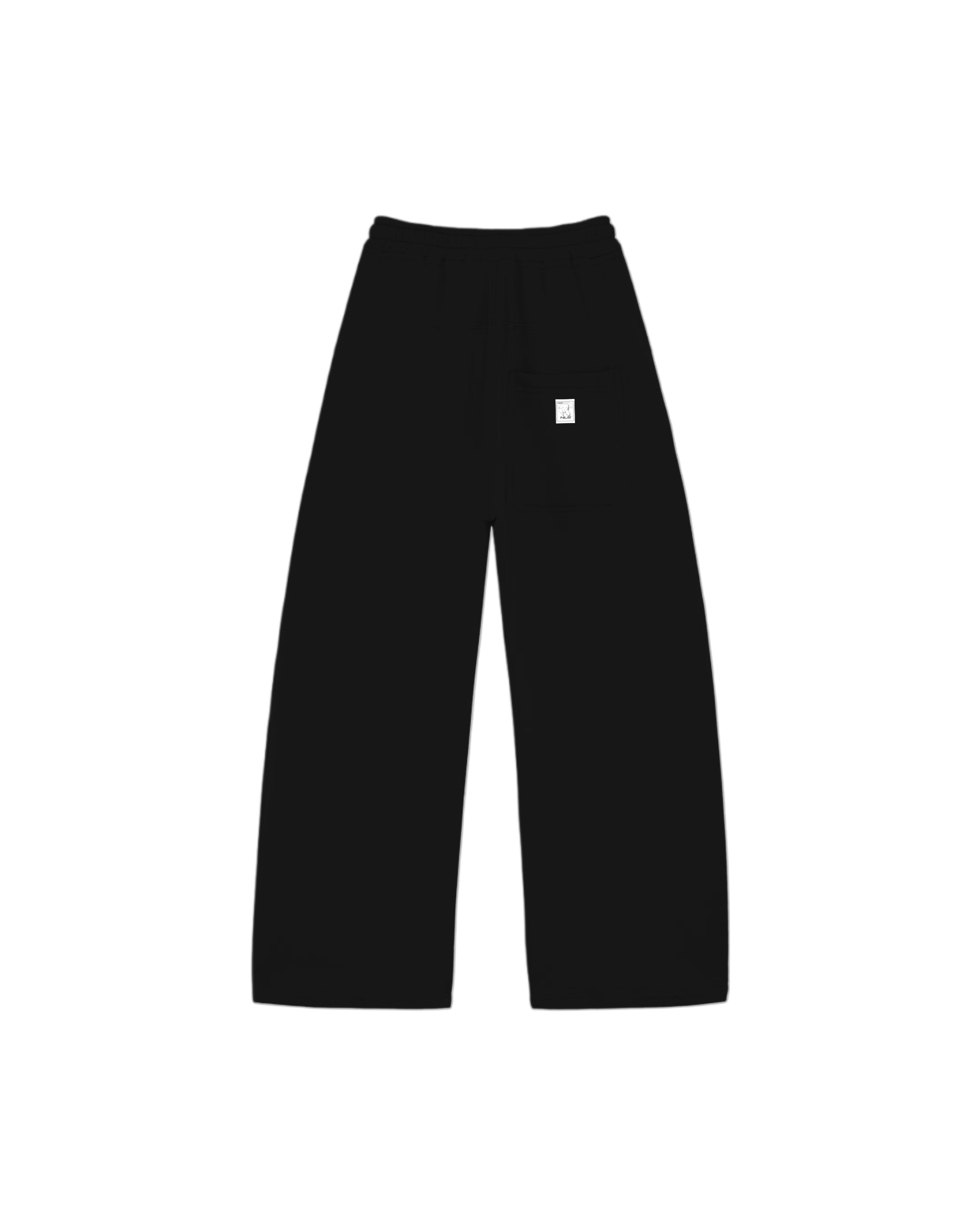 UNIFORM Open Leg Jogger Black