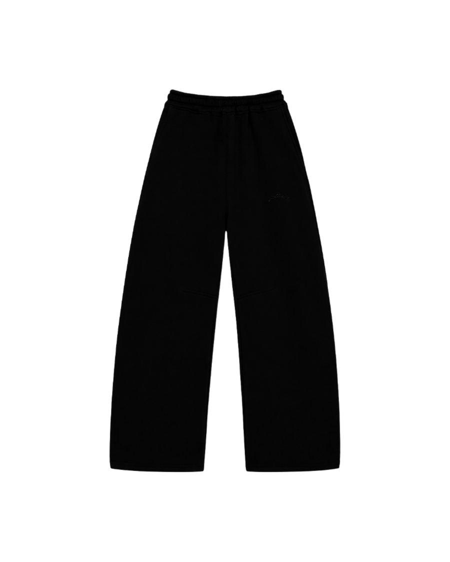 UNIFORM Open Leg Jogger Black