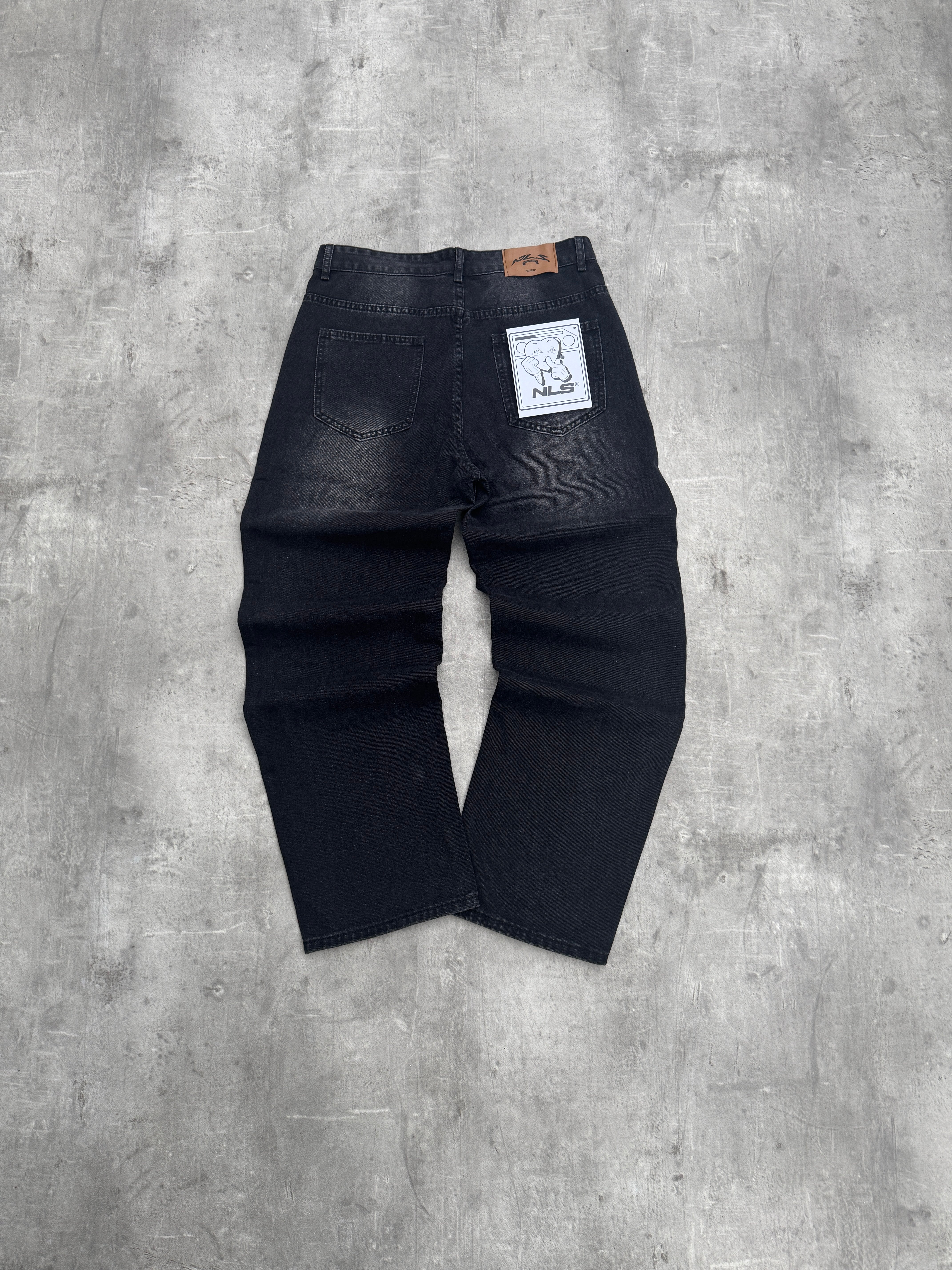 WASHED DENIM (BLACK)